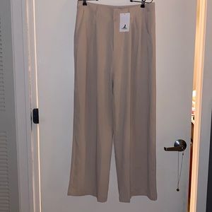 Tranjori straight leg pant beige size 12 NET